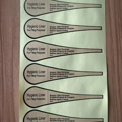 Printed Kraft Paper Self-Adhesive Food Label, Hot Stamping