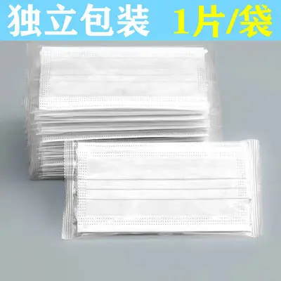 Disposable Adult Face Mask, Three-Layer, Individually Packed, Meltblown Filter - 11