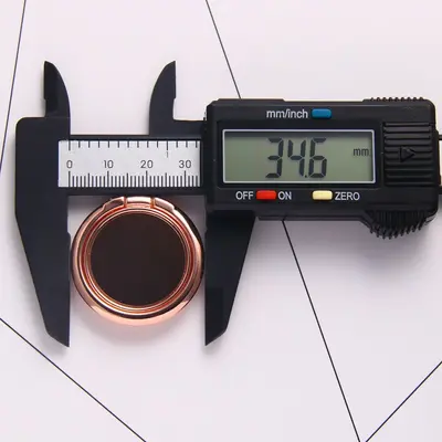 Metal Araba Manyetik Telefon Tutucu, Halka Tokalı, Aynalı Arka Etiket