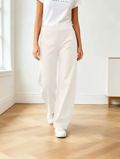 Loose Wide-Leg Streetwear Pants, Japanese-Korean Style Saber-Cut