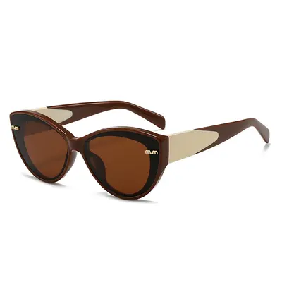 Retro Cat-Eye Sunglasses with Oversized Butterfly Frame for Women - 5