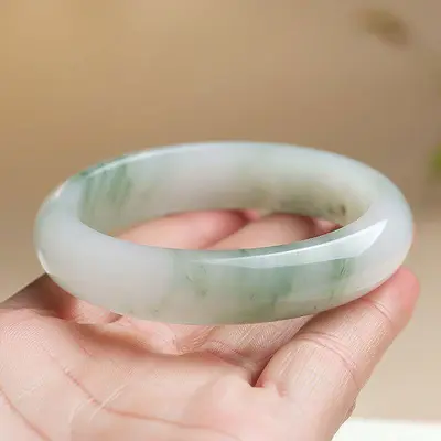 Natural Xinjiang Tianshan jade bangle women's