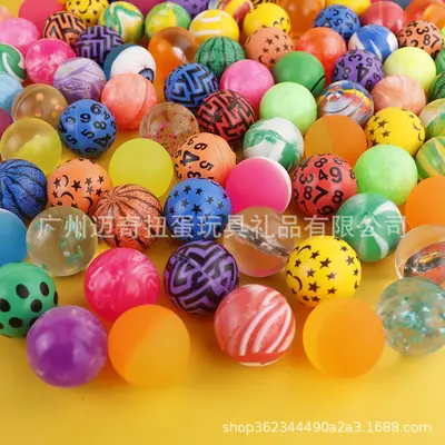 Size 32 Bouncy Elastic Ball for Gashapon Capsule Machines, 1 and 2 Yuan - 1