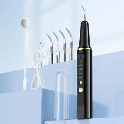 Ultrasonic dental scaler and electric tooth cleaning device