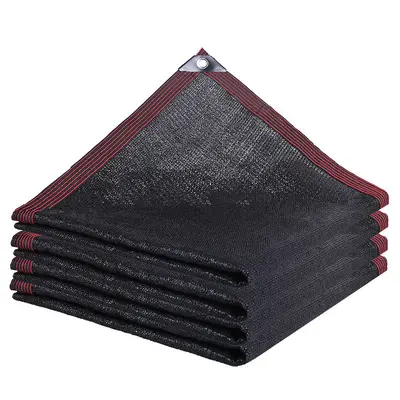 Black Sun Shade Net, Thickened, for Balcony and Roof