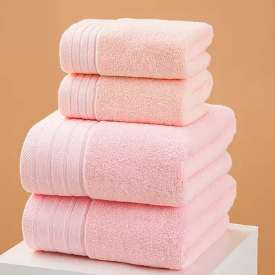 Gaoyang havlu seti, %100 pamuk, emici, banyo havlusu, 3 parça - 8