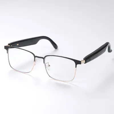 Cross-border smart glasses Bluetooth glasses sunglasses polarized anti-UV anti-blue light music listening and calling with transparent replacement lenses - 11