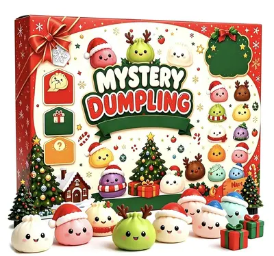 Fidget Squishy Weihnachts-Countdown-Kalender, Quetschspielzeug, Blindbox - 10