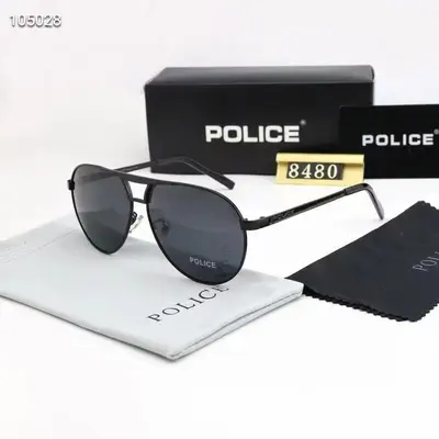 Polarisierte UV-Schutz-Sonnenbrille mit großem Rahmen, Modell 8480 - 9