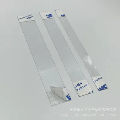 Yapışkanlı PVC fiyat etiketi asma bandı, süpermarket için şeffaf kart tutucu