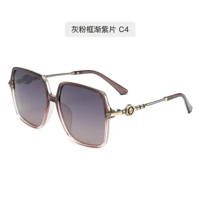 Women's Square Large Frame Polarized Sunglasses, UV Protection - 7