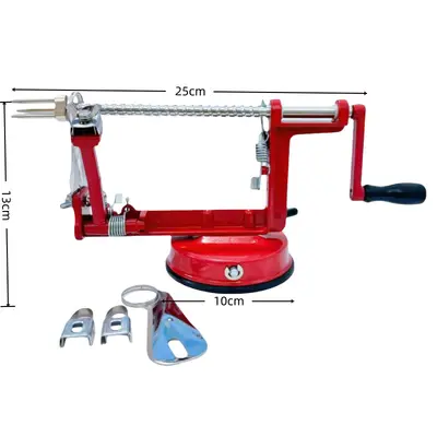 Hand-crank apple peeler 3-in-1 automatic fruit slicer - 8