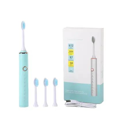 Sonic Smart Electric Toothbrush X-18, 6 Modes with Sterilization, Couple Set - 6