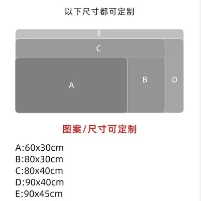 Extra Large Wave Pattern Non-Slip Gaming Mouse Pad