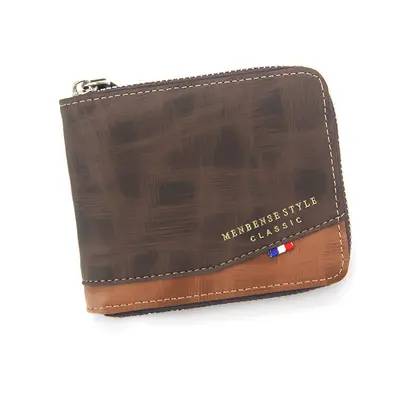 Men's Matte Wallet with Chain, Multi-Card Slots and Coin Pocket - 11