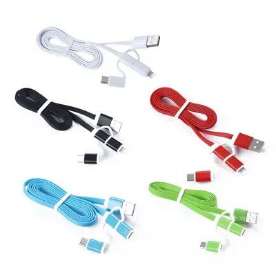 3-in-1 Datenkabel, einziehbar, 3A, multifunktionales Laden