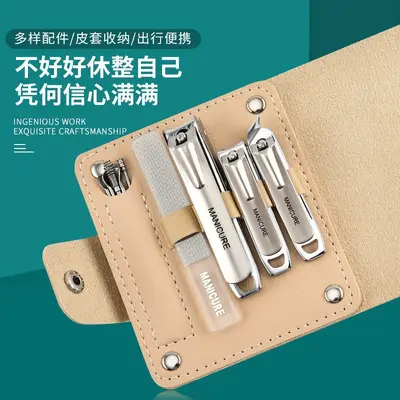现货高质量指甲刀套装便携式指甲剪刀单个重型指甲钳美甲修脚专用