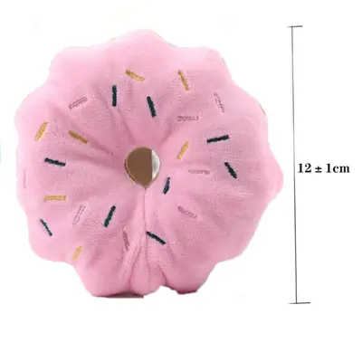 Plush Dog Toy, Chew-Resistant Ball with Rope and Squeaker for French Bulldogs - 12