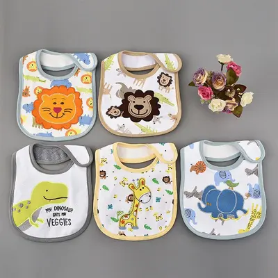 Baby Bib Drool Towel, Pure Cotton, Waterproof, Four Seasons - 3