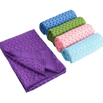 Professional Non-Slip Yoga Mat Towel, Thickened and Widened, Sweat-Absorbent - 5