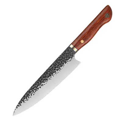 5-teiliges Kochmesser-Set - Holzgriff mit Hammerschlag-Finish - 7
