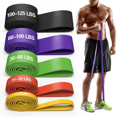 TPE Resistance Band for Fitness and Pull-Up Assistance, Unisex