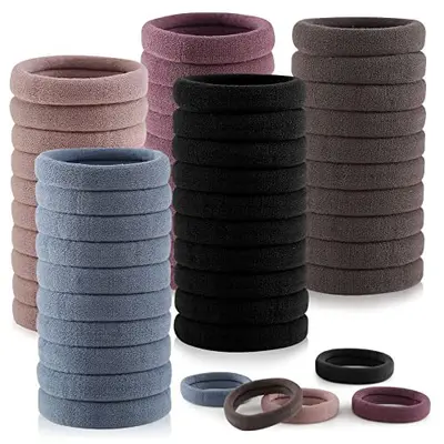 Korean-Style Seamless Hair Bands, 100 Pieces, High Elasticity