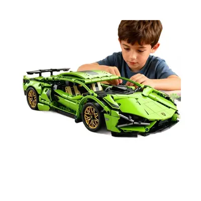 Lanbo Building Block Remote Control Sports Car Model Children's Toy - 6