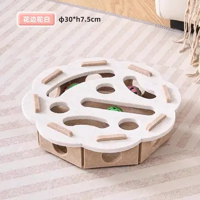 Maze Cat Tunnel Felt Box, Puzzle Cat Toy - 11