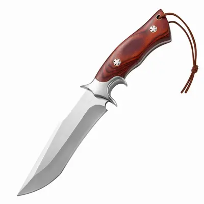Lion King M390 One-Piece Steel Straight Blade Outdoor Survival Knife