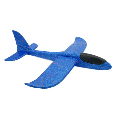 48cm Beleuchtetes Schaumstoff-Flugzeug, drehbares Flugspielzeug