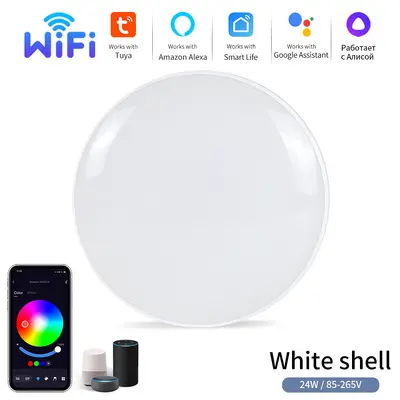 Tuya WiFi Smart Ceiling Light, RGBCW, Dimmable, Alexa and Google Compatible - 11