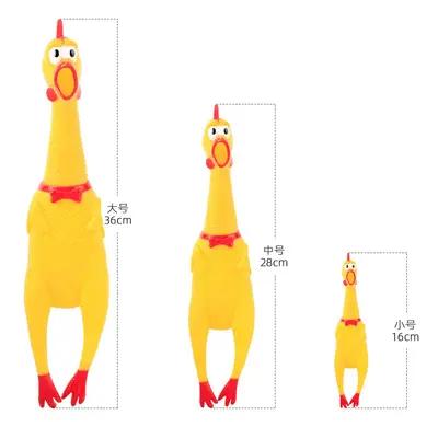 Screaming Chicken Squeaky Dog Toy Durable for Puppies - 5