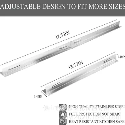 In Stock! Amazon Best-Selling Stainless Steel Stove Gap Cover, Stove Gap Filler Strip, Kitchen Stove Cabinet Gap Filler