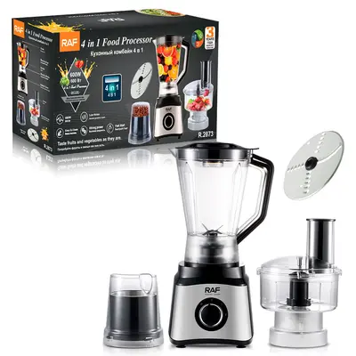 Cross-Border Blender 4in1 Juice Extractor RAF Multifunctional Smoothie Machine Juicer Grinder Baby Food Processor Meat Grinder - 12