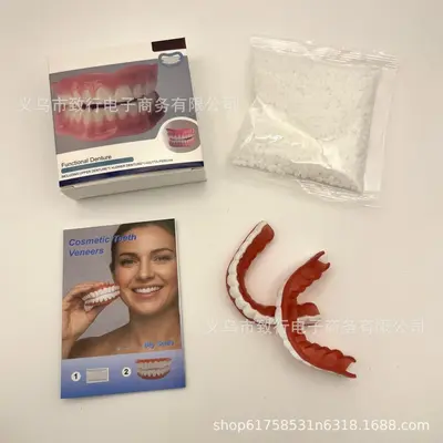 Realistic Full Coverage Fake Tooth Covers, 50 Pcs - 5