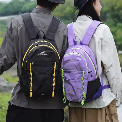 Colorblock Outdoor Backpack, Unisex, Large Capacity - 5