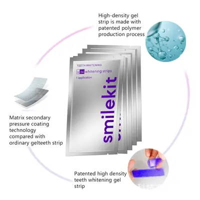 PAP Teeth Whitening Strips V34 Bright White Teeth Tool - 4