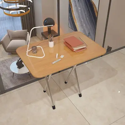 Simple home type rectangular folding rental table dormitory portable dining table outdoor counter table manufacturer wholesale - 7
