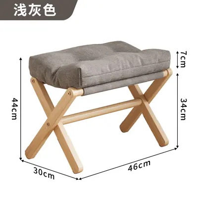 Foldable Foot-Operated Footrest Stool for Living Room and Office - 8