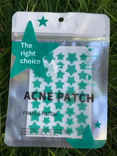 Hydrokolloid Akne-Pflaster unregelmäßige Form 40er Pack farbig