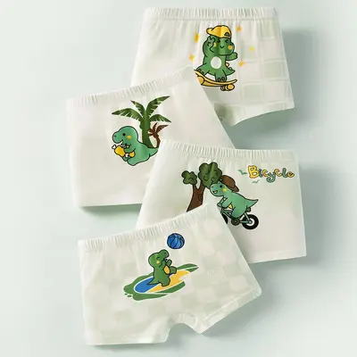 Erkek Çocuk İç Çamaşırı İnce Model %100 Pamuklu Boxer Külot - 11