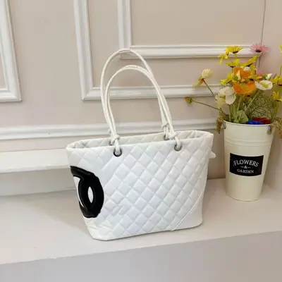 Diamond Quilted Women's Tote Shoulder Bag, Large Capacity, 2026 Style - 8