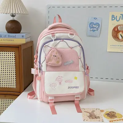 Japanese Style School Backpack for Elementary and Middle School Girls - 10