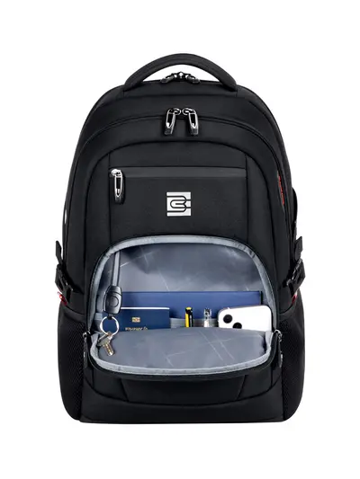 Bruno Cavalli Men's Lightweight Business Backpack with Laptop Compartment - 5