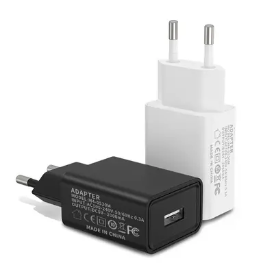 Spot Avrupa standardı 5v1a cep telefonu şarj cihazı ce sertifikalı Bluetooth kulaklık şarj başlığı USB hızlı şarj kaynağı adaptörü - 7