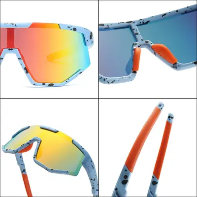Kids High-End Style Fashion Glasses for Boys, Silicone Cycling Glasses, Polarized Sunglasses for Girls Wholesale New Cross-Border Sunglasses