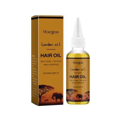 HOEGOA Moisturizing Hair Oil for Natural Volume and Shine