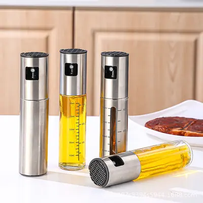 Olive oil spray bottle glass atomizer