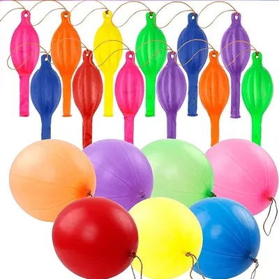 Elastischer Prallball, verdickter Latex, mehrfarbig, Kinder-Handprallball